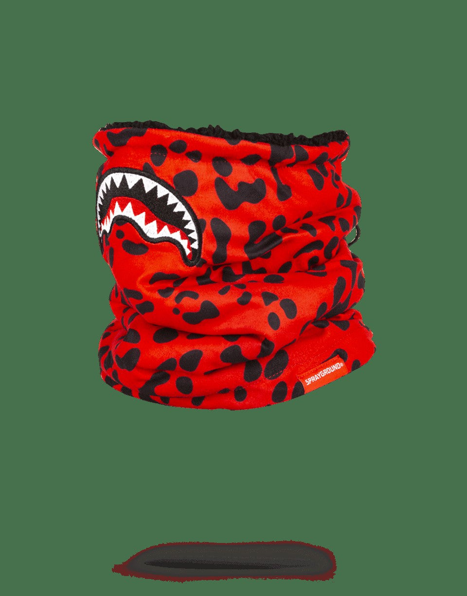 Sprayground - RED LEOPARD NECK WARMER