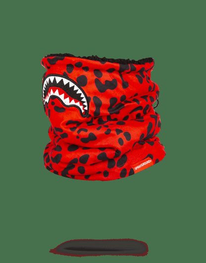 Sprayground - RED LEOPARD NECK WARMER