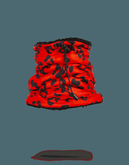 Sprayground - RED LEOPARD NECK WARMER