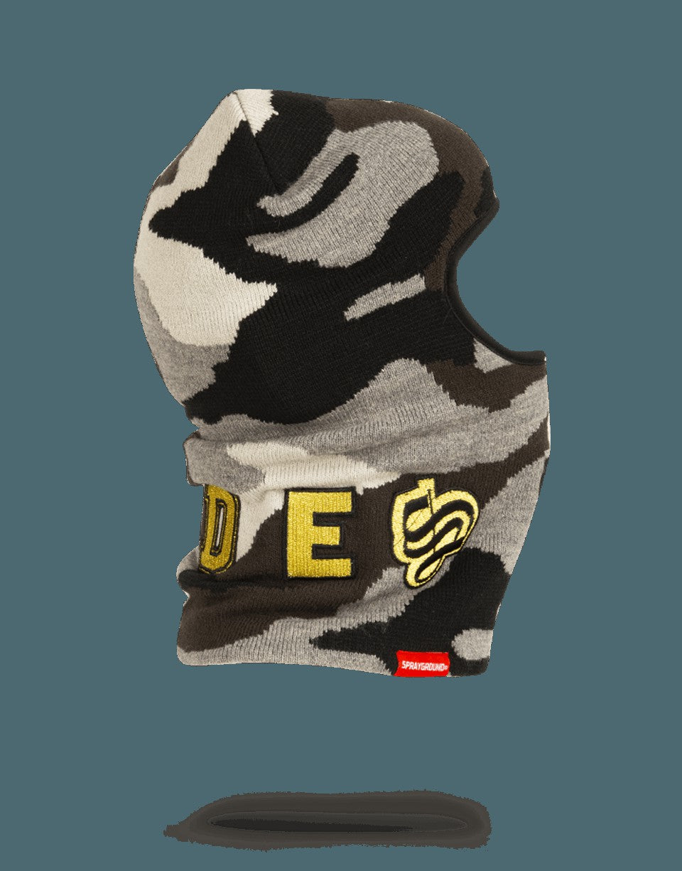 Sprayground - DESTROY SKI MASK (GOLD CAMO)