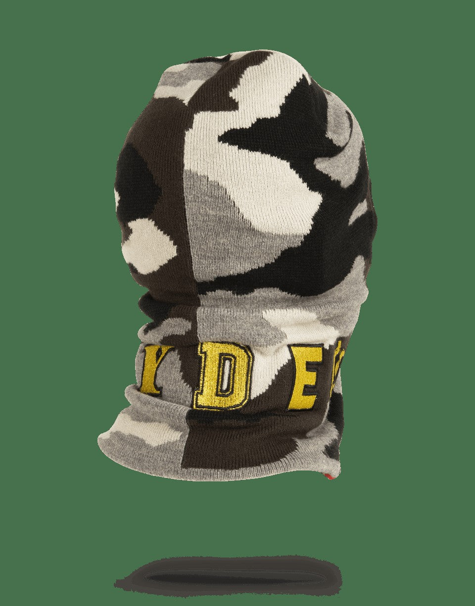 Sprayground - DESTROY SKI MASK (GOLD CAMO)