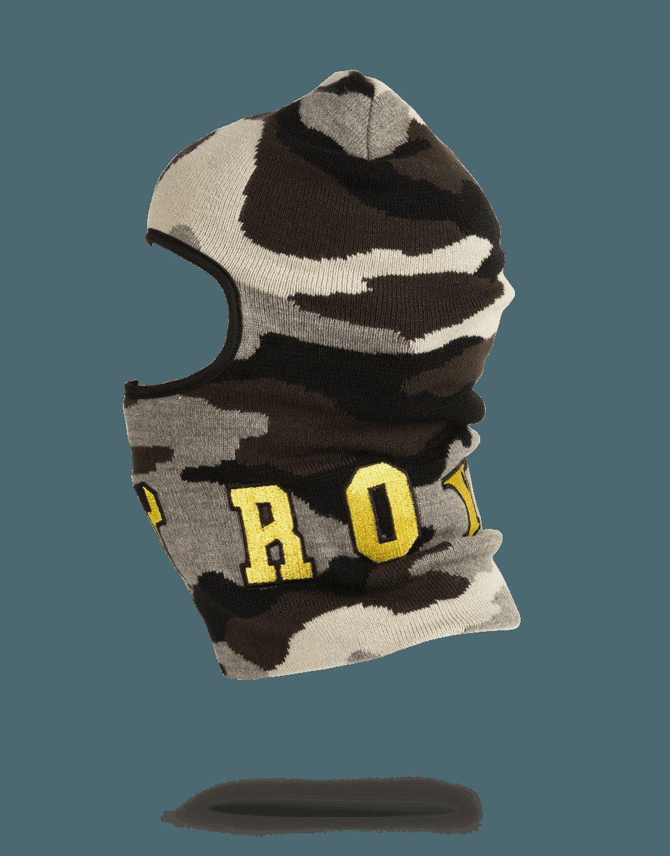 Sprayground - DESTROY SKI MASK (GOLD CAMO)
