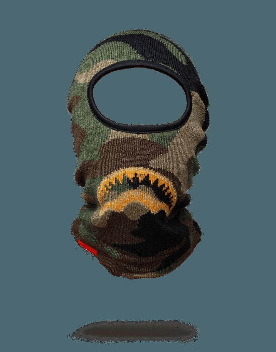 Sprayground - GOLD KNIT SHARK MOUTH SKI MASK