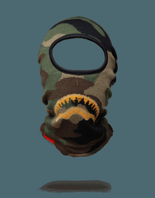 Sprayground - GOLD KNIT SHARK MOUTH SKI MASK