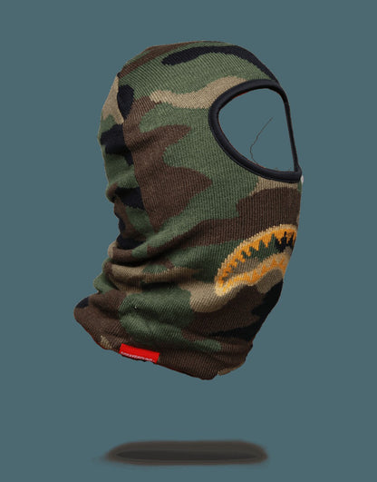 Sprayground - GOLD KNIT SHARK MOUTH SKI MASK