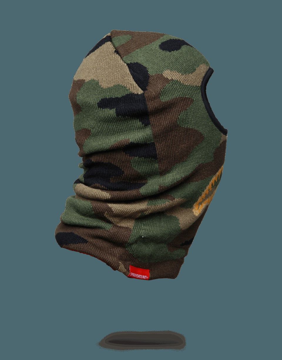 Sprayground - GOLD KNIT SHARK MOUTH SKI MASK