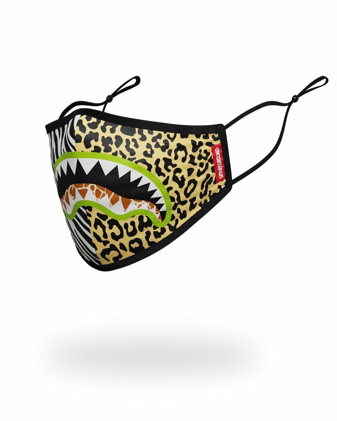 Sprayground - ADULT SAFARI SHARK FORM FITTING FACE MASK