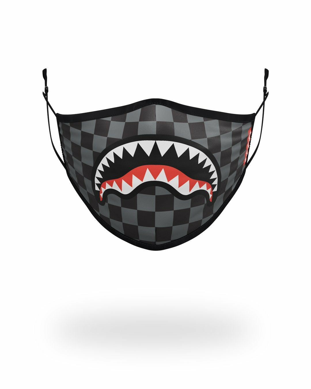 Sprayground - ADULT SHARKS IN PARIS (GREY) FORM FITTING FACE MASK