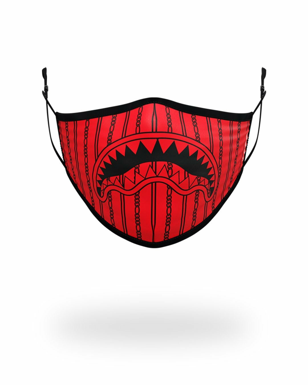 Sprayground - ADULT REVERSE SHARKS IN PARIS (RED) FORM FITTING FACE MASK