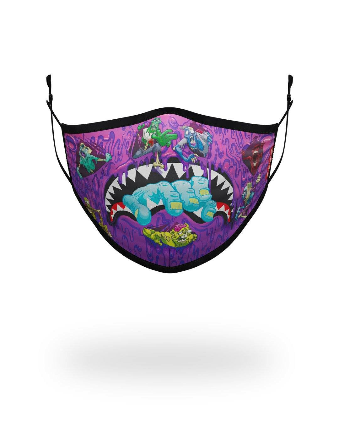 Sprayground - ADULT ZOMBIE SHARK FORM FITTING FACE MASK
