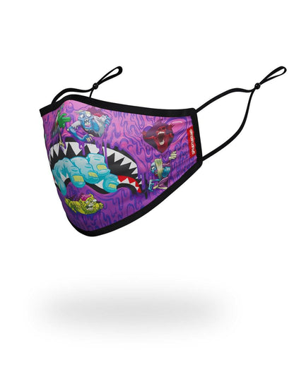 Sprayground - ADULT ZOMBIE SHARK FORM FITTING FACE MASK