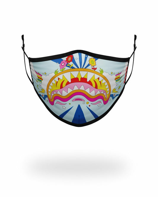 Sprayground - ADULT GROOVY SHARK FORM FITTING FACE MASK