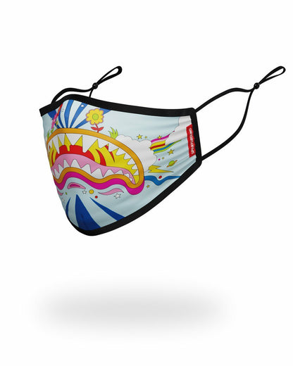Sprayground - ADULT GROOVY SHARK FORM FITTING FACE MASK