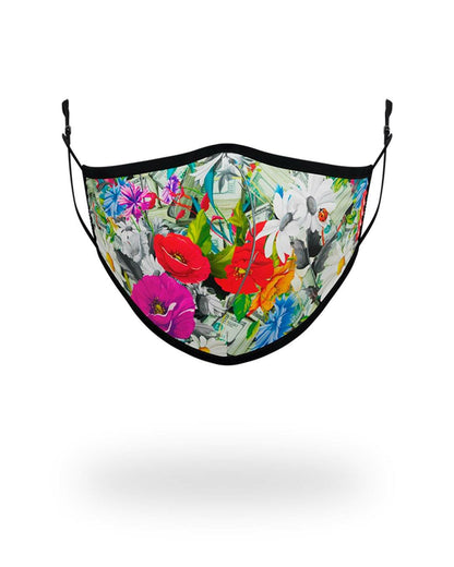 Sprayground - ADULT FLORAL MONEY FORM FITTING FACE MASK