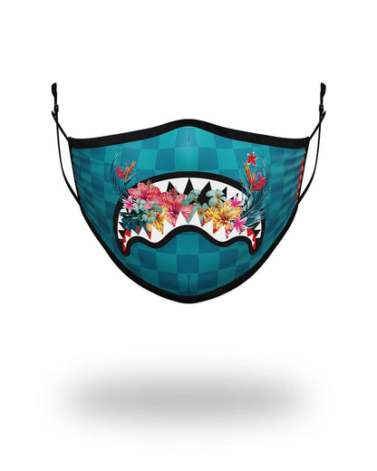 Sprayground - ADULT BLOSSOM SHARK FORM FITTING FACE MASK