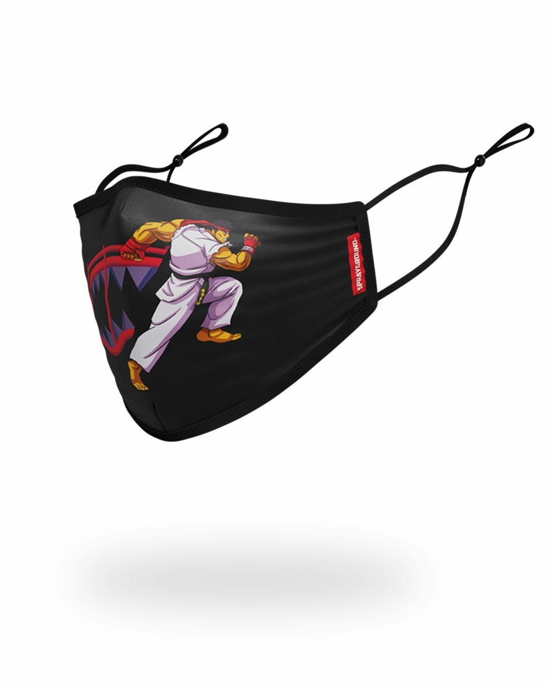 Sprayground - ADULT STREET FIGHTER RYU SHARK FORM FITTING FACE-COVERING