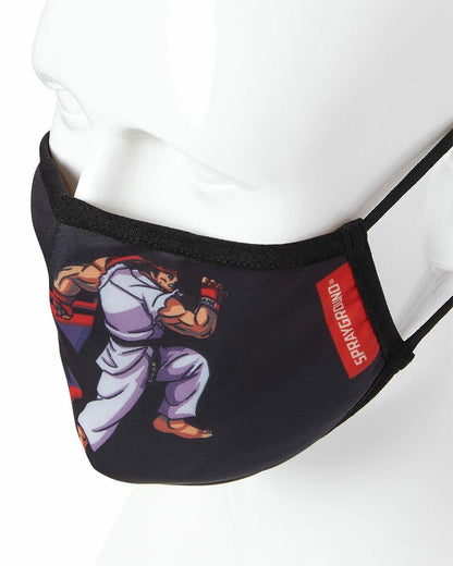 Sprayground - ADULT STREET FIGHTER RYU SHARK FORM FITTING FACE-COVERING