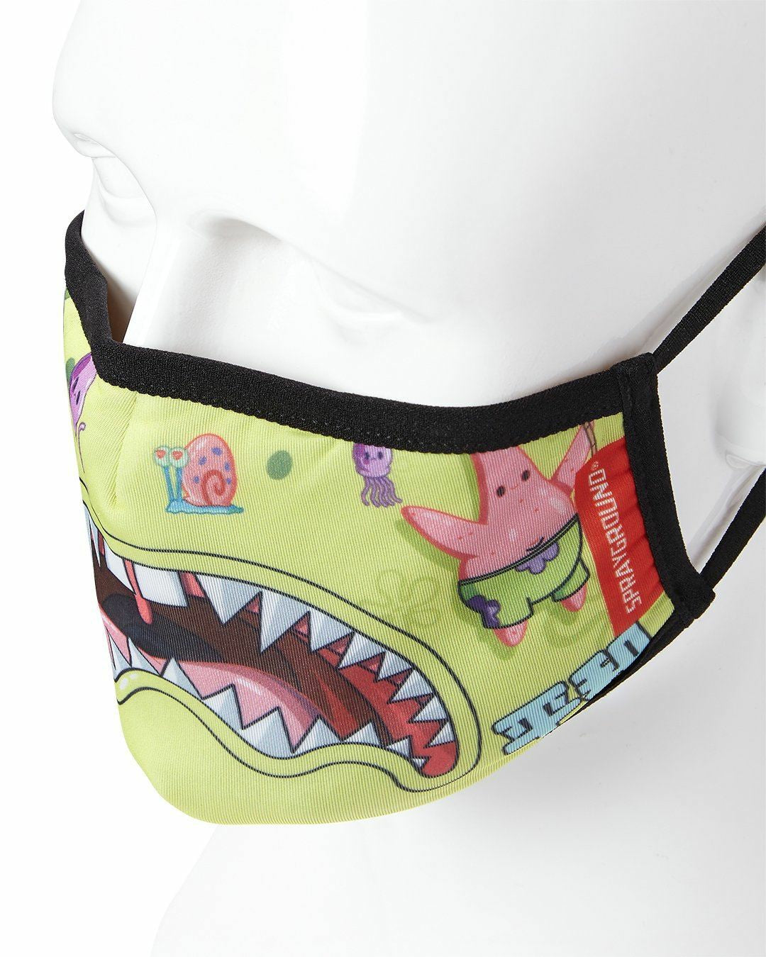 Sprayground - ADULT SPONGEBOB JAPAN SHARK FORM FITTING FACE-COVERING