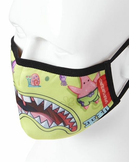 Sprayground - ADULT SPONGEBOB JAPAN SHARK FORM FITTING FACE-COVERING