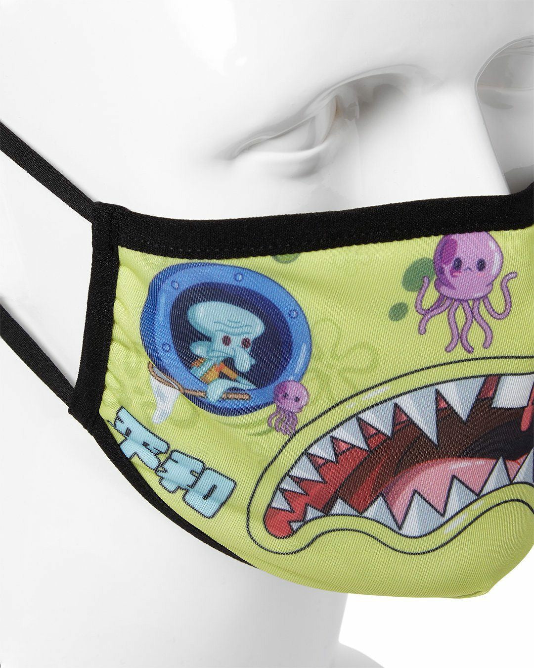 Sprayground - ADULT SPONGEBOB JAPAN SHARK FORM FITTING FACE-COVERING