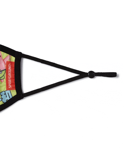 Sprayground - ADULT SPONGEBOB JAPAN SHARK FORM FITTING FACE-COVERING