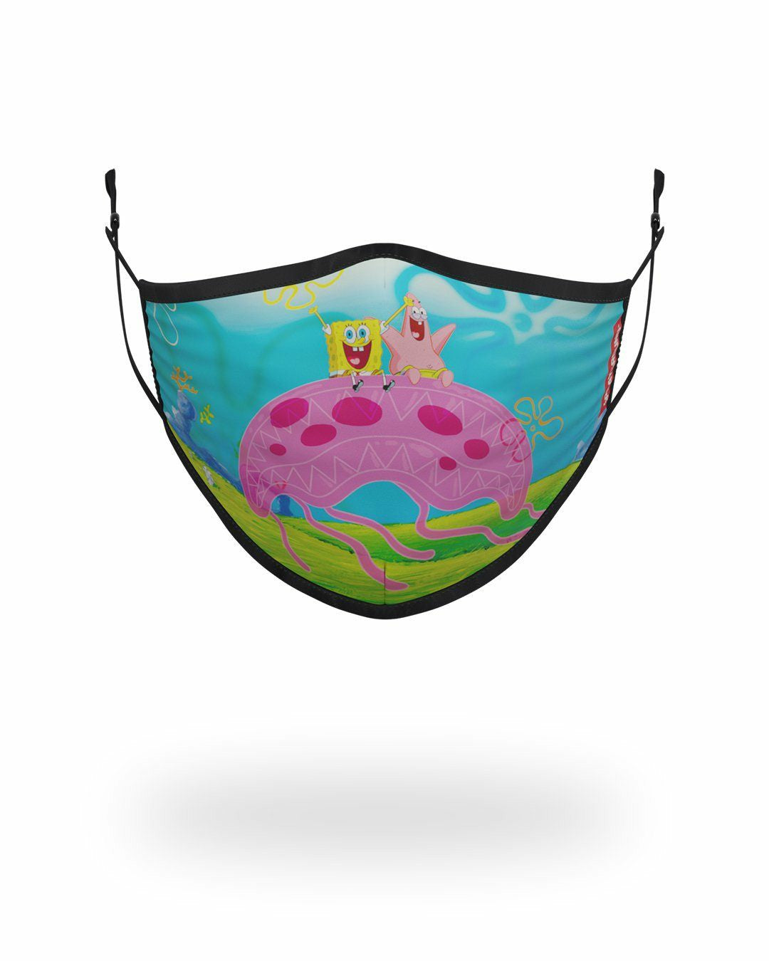 Sprayground - ADULT SPONGEBOB JELLY SHARK FORM FITTING FACE-COVERING
