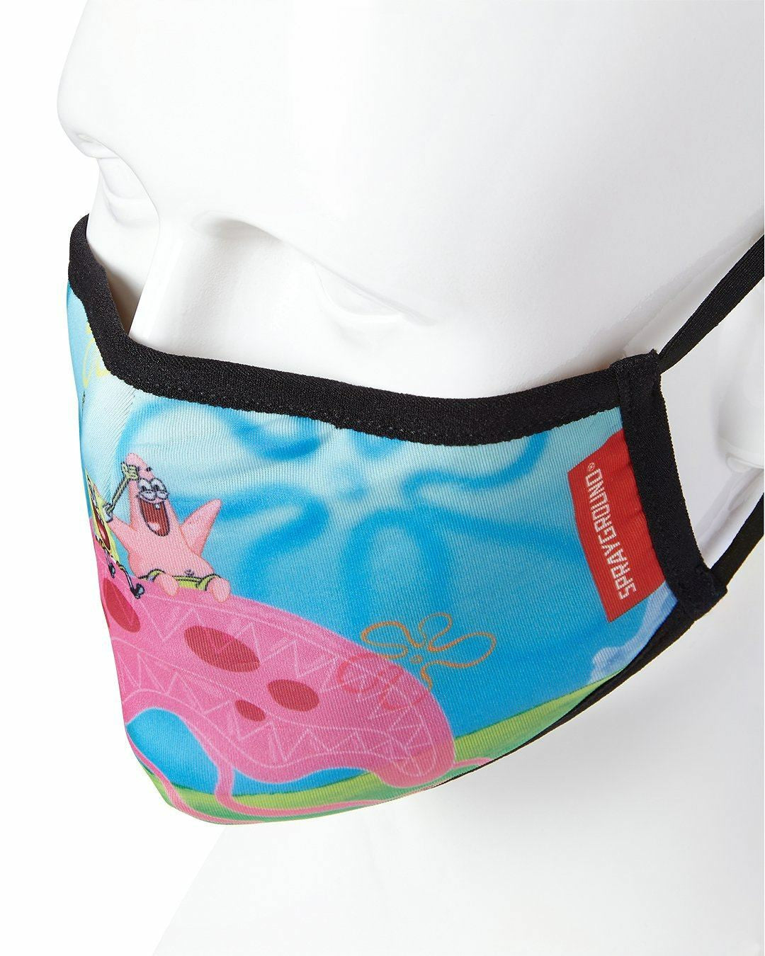 Sprayground - ADULT SPONGEBOB JELLY SHARK FORM FITTING FACE-COVERING