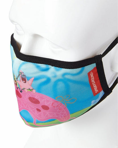 Sprayground - ADULT SPONGEBOB JELLY SHARK FORM FITTING FACE-COVERING