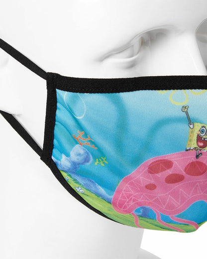 Sprayground - ADULT SPONGEBOB JELLY SHARK FORM FITTING FACE-COVERING