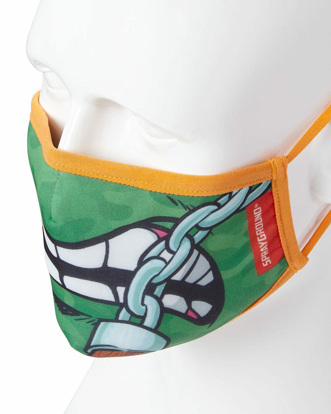 Sprayground - ADULT TMNT: MICHELANGELO SHARK FORM FITTING FACE-COVERING