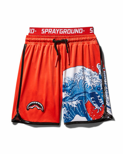 Sprayground - KIDS JAPAN WAVE SWIM TRUNKS (RED)