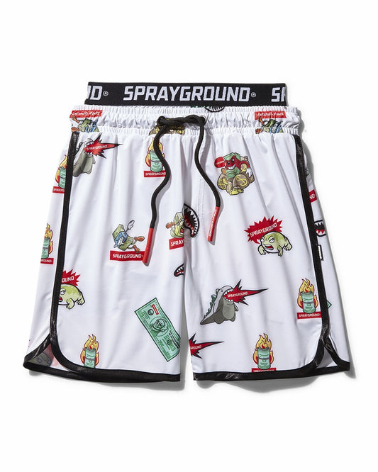 Sprayground - KIDS PATCH ALL-IN SWIM TRUNKS (WHITE)