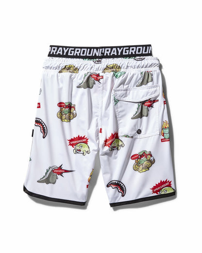 Sprayground - KIDS PATCH ALL-IN SWIM TRUNKS (WHITE)