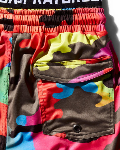 Sprayground - KIDS CAMOBURST SWIM TRUNKS