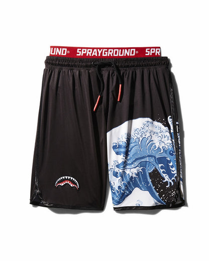Sprayground - DRAGON WAVE CORTO SWIM TRUNKS (BLACK)