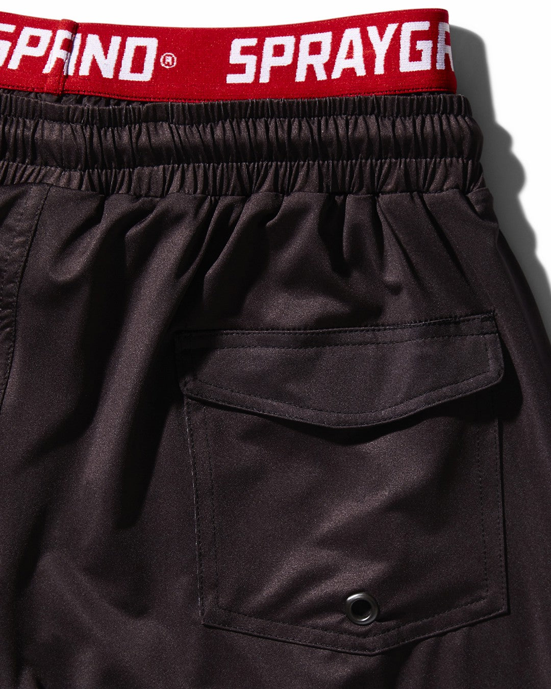 Sprayground - PATCH ALL-IN CORTO SWIM TRUNKS (BLACK)