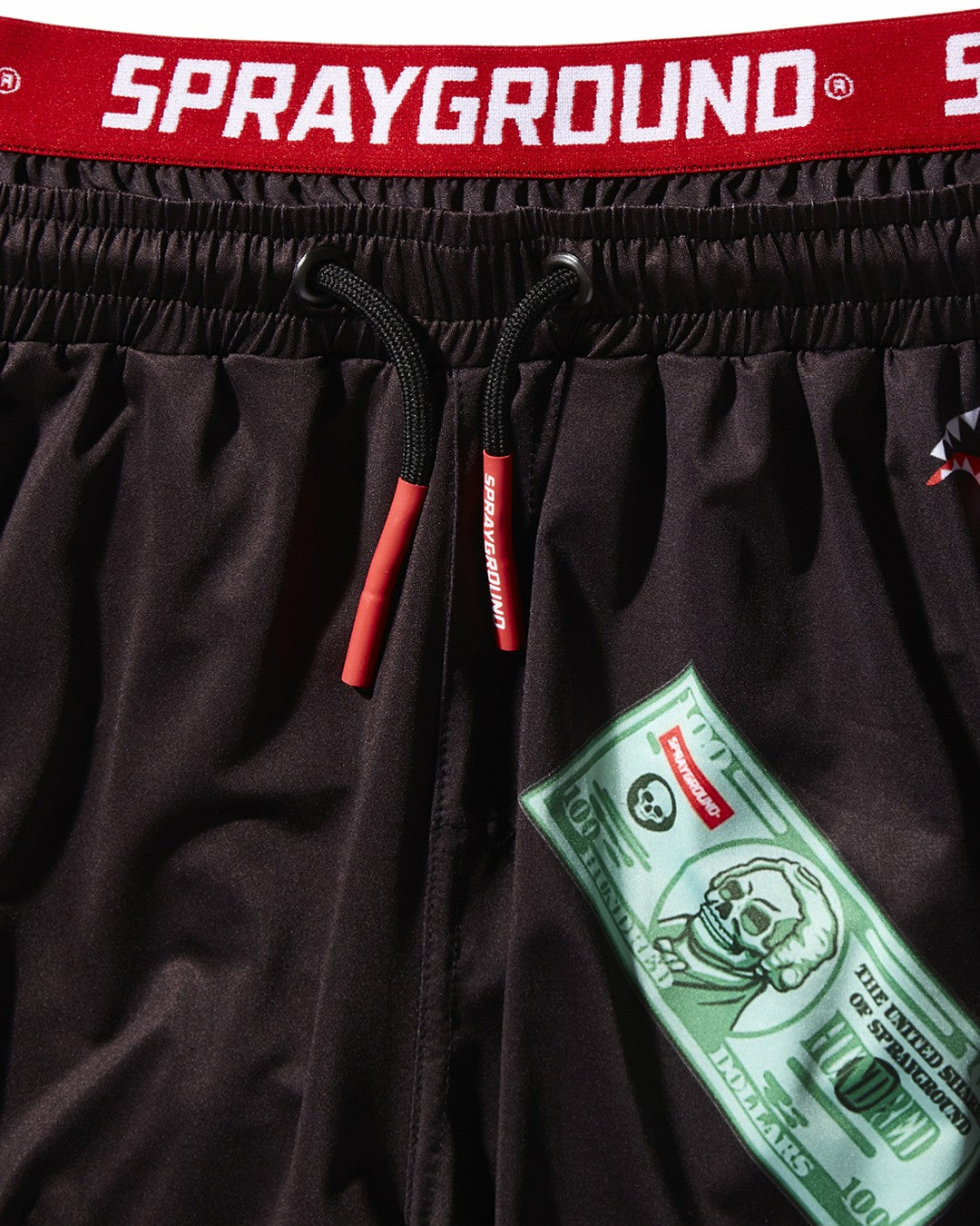 Sprayground - PATCH ALL-IN CORTO SWIM TRUNKS (BLACK)