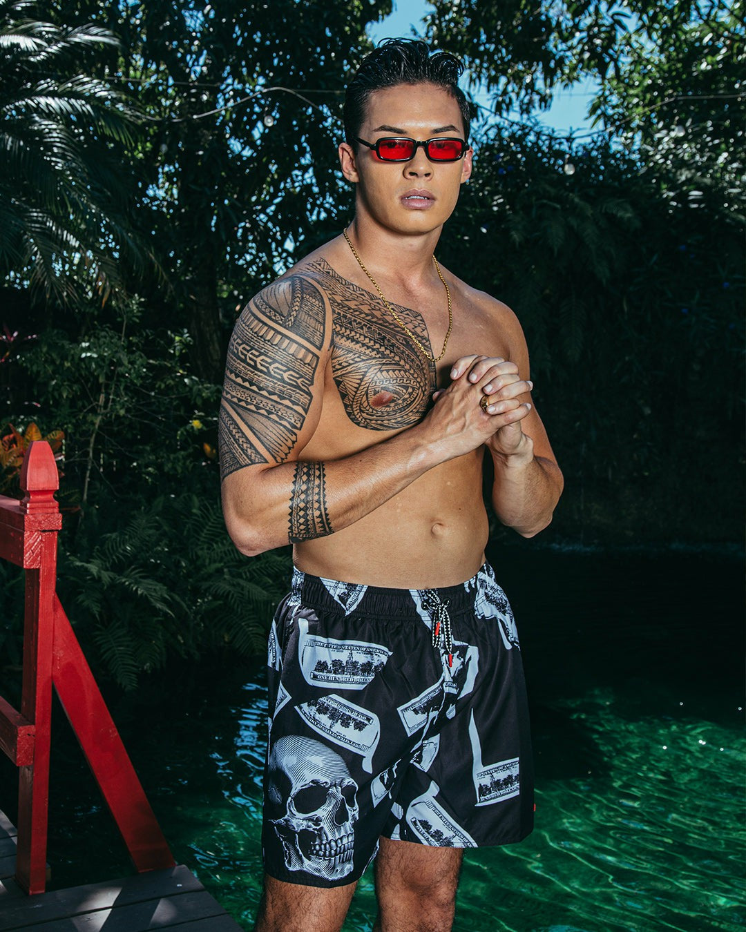 Sprayground - MONEY NIGHT SHOTO SWIM TRUNKS