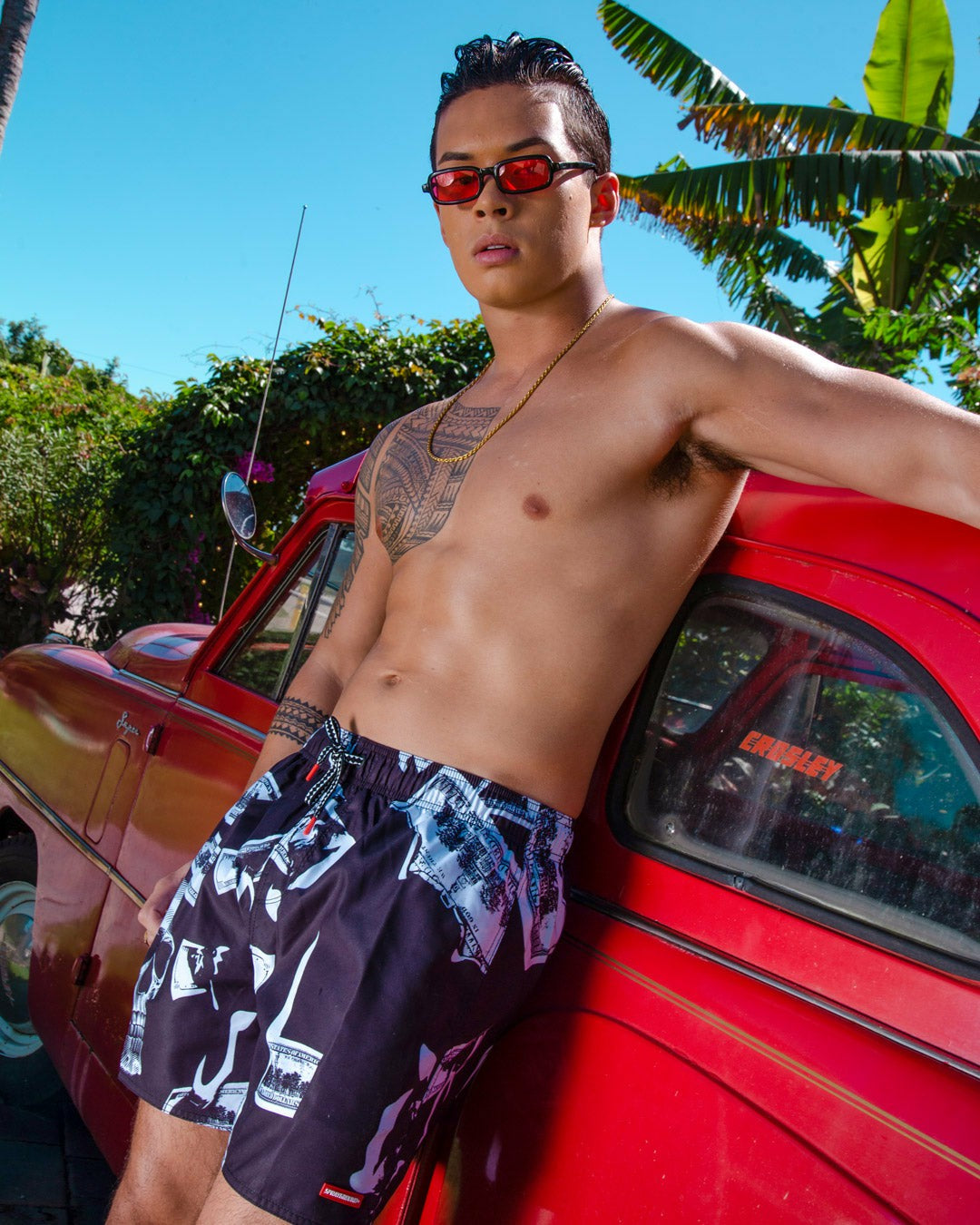 Sprayground - MONEY NIGHT SHOTO SWIM TRUNKS