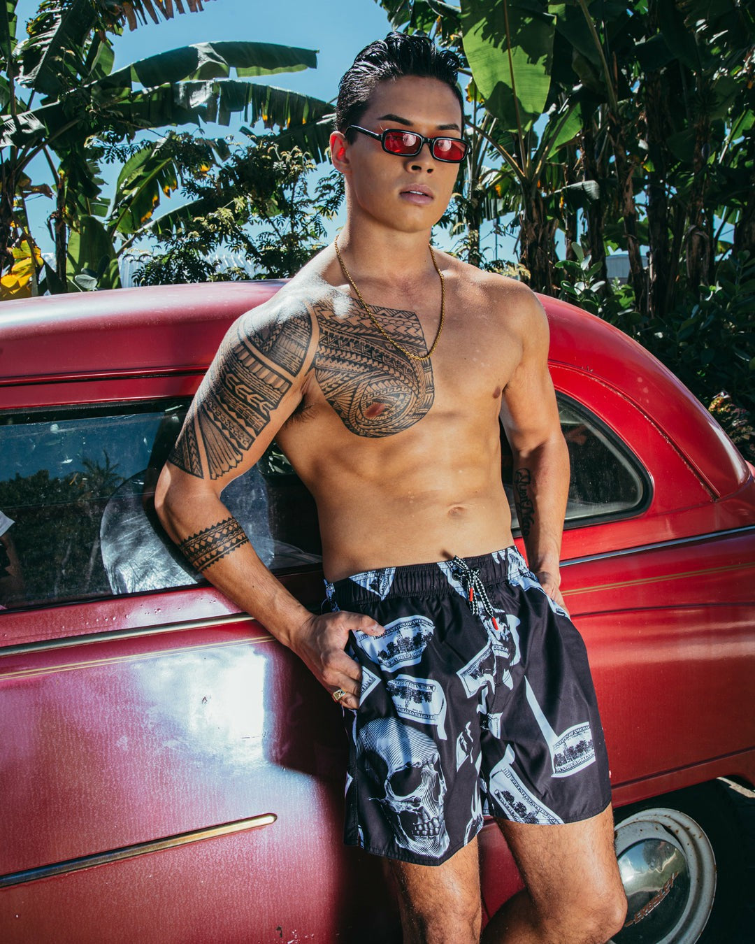 Sprayground - MONEY NIGHT SHOTO SWIM TRUNKS
