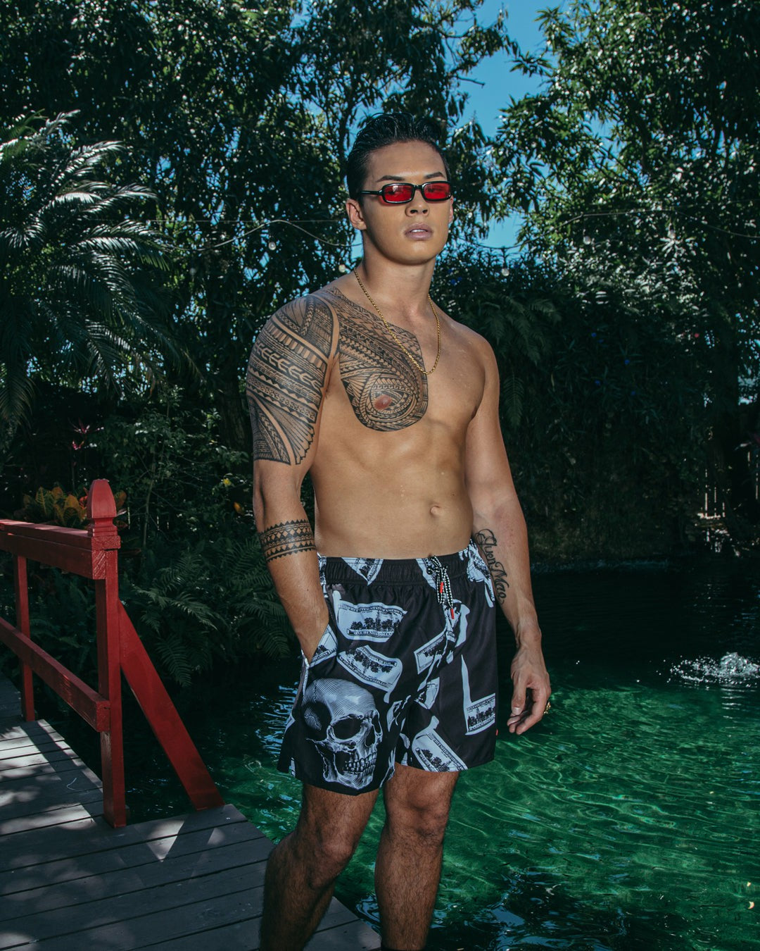 Sprayground - MONEY NIGHT SHOTO SWIM TRUNKS