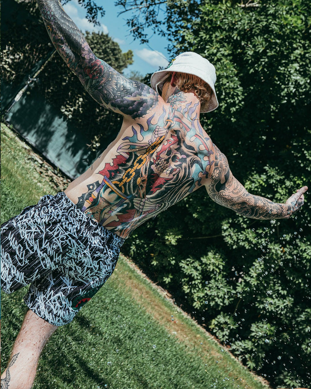 Sprayground - SCRIBBLE SHARK SHOTO SWIM TRUNKS