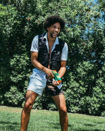 Sprayground - SPLIT BITE CAMO SHOTO SWIM TRUNKS