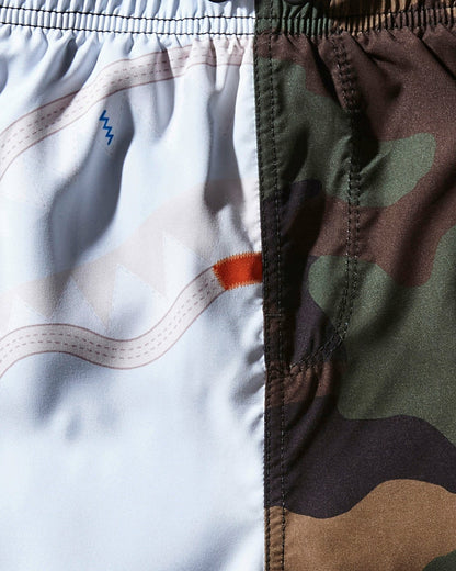 Sprayground - SPLIT BITE CAMO SHOTO SWIM TRUNKS