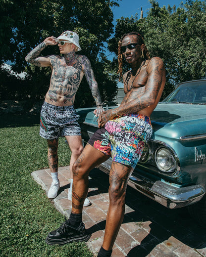 Sprayground - HALF GRAFF SHOTO SWIM TRUNKS