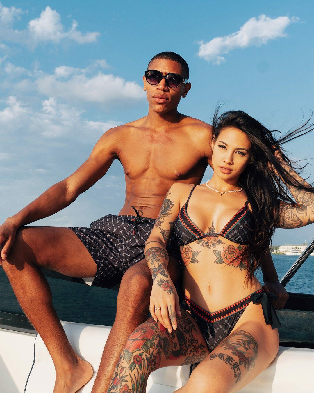 Sprayground - MIDNIGHT MONEY PATTERN BIKINI