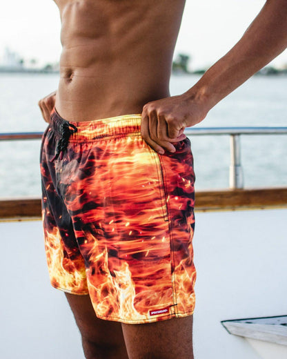 Sprayground - CAMO FIRE SHOTO SWIM TRUNKS