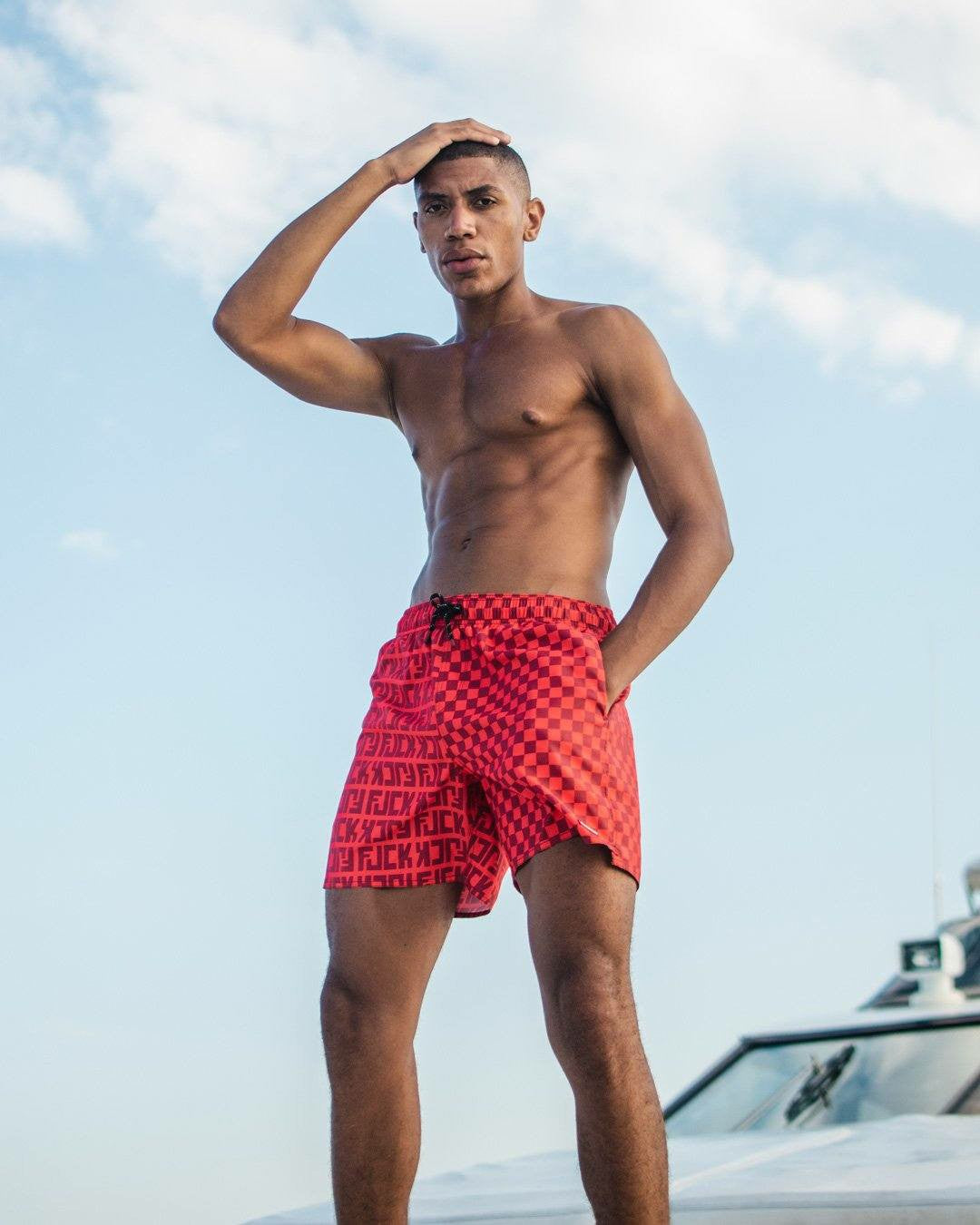 Sprayground - VENI VIDI VICI SHOTO SWIM TRUNKS