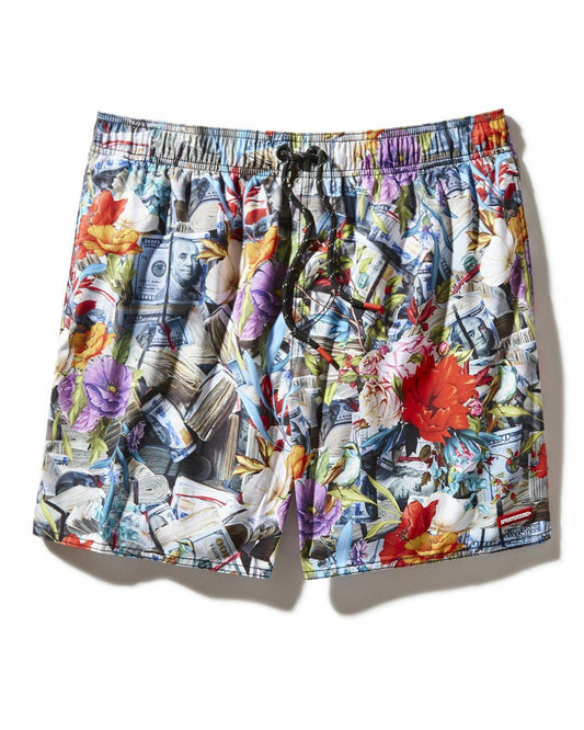 Sprayground - FLORAL MONEY SHOTO SWIM TRUNKS