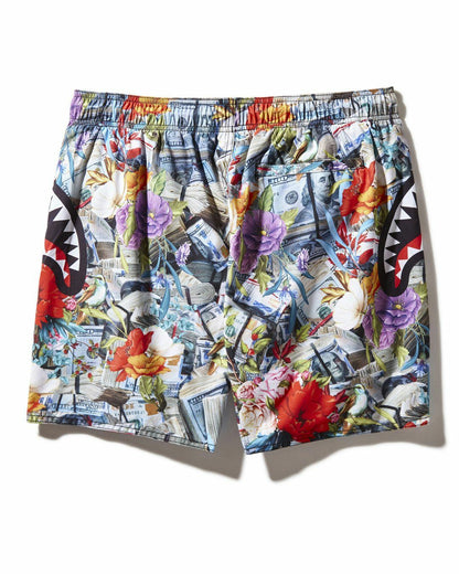 Sprayground - FLORAL MONEY SHOTO SWIM TRUNKS